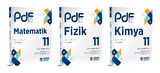 Eğitim Vadisi 2024 11. Sınıf Matematik + Fizik + Kimya Pdf Seti 3 Kitap