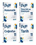 Eğitim Vadisi 2024 11. Sınıf Matematik + Edebiyat + Tarih + Coğrafya Pdf Seti 4 Kitap