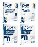 Eğitim Vadisi 2024 11. Sınıf Edebiyat + Tarih Pdf + Soru Seti 4 Kitap