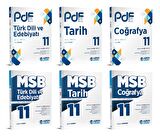 Eğitim Vadisi 2024 11. Sınıf Edebiyat + Tarih + Coğrafya Pdf + Soru Seti 6 Kitap