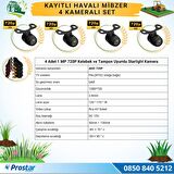 Kayıtlı AHD Mibzer Havalı Tohum Makinesi 4 Kameralı 7 inç Monitörlü 720P Araç Seti
