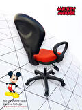 Mickey Mause Ofis Çalışma Koltuğu Döner Sandalye Çocuk Odası Ders Sandalyesi Yükseklik Ayarlı Koltuk