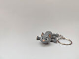 Sevimli Kedi Anahtarlık - 3D Baskı Özel Tasarım