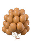 15 Adet Karamel Balon - Doğum Günü Konsepti - Parti Malzemeleri - Bride To Be Malzemeleri