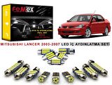 Mitsubishi Lancer LED İç Aydınlatma Ampul Seti FEMEX Parlak Beyaz