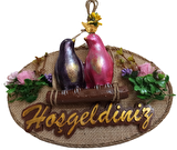 Aile Kuş Hoşgeldiniz Kapı Süsü