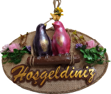 Aile Kuş Hoşgeldiniz Kapı Süsü
