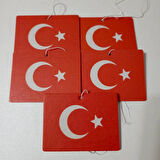 Nurtakı 5 adet Türk Bayraklı Oto kokusu