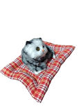  Peluş Kedi, Minder Üzerinde Uzanan Kedi, Biblo Oyuncak, Hediyelik