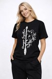 Sevgili Kombini Oversize Çift Tişört Unisex Matching Couple Stronger Together Baskılı Partner Set
