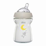 Chicco Naturel Feeling Desenli Cam Biberon 250 ml (0 Ay)