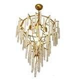 Modi Lighting Yuvarlak Kristal Salkımlı 60cm Ağaç Modern Avize Mod-4489-Crye