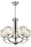 Modi Lighting Mod-65226-5K Krom Kaplama Modern Avize E27 Metal Kristal 55cm