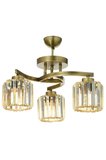 Modi Lighting Mod-65229-3E Eskitme Kaplama Modern Avize E27 Metal Kristal 58cm
