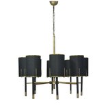 Modi Lighting 8'li Silindir Şapkalı Düz Borulu Modern Avize Mod-Av- 4404-8bsy