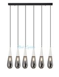 Modi Lighting Altılı Eskitme Damla Sarkıt Avize Mod-Av-4481-6sb