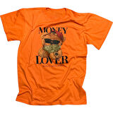 Zengin Ayıcık Baskılı Unisex Tişört