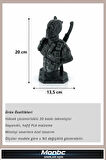 Monbc Deadpool Figür 3D Tasarım Dekoratif Biblo, Hediyelik ve Ev Ofis İçin Şık Aksesuar
