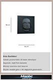 Monbc Dark Side – 3D Darth Vader 3D Tasarım Dekoratif Biblo, Hediyelik ve Ev Ofis İçin Şık Aksesuar