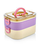 Yeni Nesil Sefer Tası / Lunch Box / Beslenme Kabı / Saklama Kutusu / Paslanmaz Çelik / 1300 ML