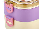 Yeni Nesil Sefer Tası / Lunch Box / Beslenme Kabı / Saklama Kutusu / Paslanmaz Çelik / 1300 ML