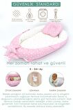 Babynest Ortopedik Bebek Yatağı, Anne Yanı Bebek Yatağı, Ergonomik Tasarım, Stars Serisi, Pembe
