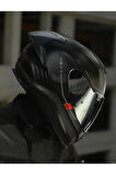 Y.100R BARON MAT SİYAH KASK