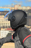 CLASSY MAT SİYAH KASK