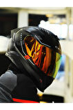 Y.100R BARON MAT SİYAH KASK