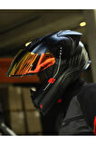 Y.100R BARON MAT SİYAH KASK