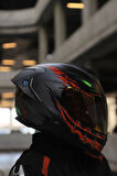 Y.100R NIGHT RIDER MAT SİYAH KASK