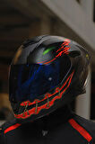 Y.100R NIGHT RIDER MAT SİYAH KASK