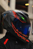Y.100R NIGHT RIDER MAT SİYAH KASK