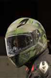 RAPID 2 THUNDER BIRDS MAT YEŞİL-SİYAH-GRİ KASK