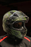RAPID 2 THUNDER BIRDS MAT YEŞİL-SİYAH-GRİ KASK