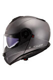 Strobe 2 Çene Açılır Mat Tıtanıum Kask