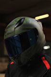 RAPID 2 THUNDER RACE BIRDS MAT YEŞİL-SİYAH-GRİ KASK