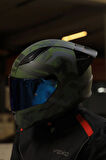 RAPID 2 THUNDER RACE BIRDS MAT YEŞİL-SİYAH-GRİ KASK