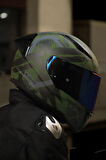 RAPID 2 THUNDER RACE BIRDS MAT YEŞİL-SİYAH-GRİ KASK