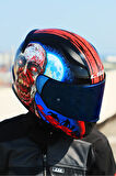 RAPID 2 ZOMBIE SİYAH-KIRMIZI KASK