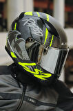 RAPID 2 RAVEN MAT SİYAH-GRİ-NEON SARI KASK