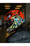RAPID 2 SPOX KIRMIZI-GRİ KASK