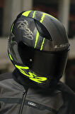 Rapıd 2 Raven Mat Siyah-gri-neon Sarı Kask