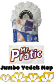 Mr.Pratic  5 Adet 360 Döner Başlıklı Yedek Jumbo Mop