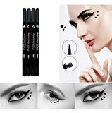 MST COSMETİC ÇİFT TARAFLI EYELİNER KALP AY ÇİÇEK YILDIZ DESENLİ SET