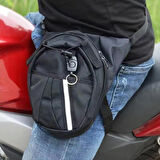 Motosiklet Bacak&bel Çantası Premium Suya Dayanıklı Unisex Geniş Ayarlanabilir Kemerli Motorcu Çanta
