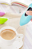 Online Kapında Home Concept Mini Mikser Kahve Süt Köpürtücü Karıştırıcı Cappucino Mixer Pilli Çırpıcı