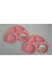 Online Kapında Lüks Mama Tabağı Araba Model Pembe 30x17