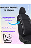 Honda Civic FB7 Araçlara Uyumlu Tam Takım Cover B Model Oto Koltuk Kılıfı Seti