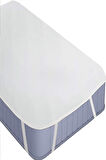 MyCey 50x90 cm Sıvı Geçirmez Alez Pamuklu Köşe Lastikli Bebek Yatağı Alezi